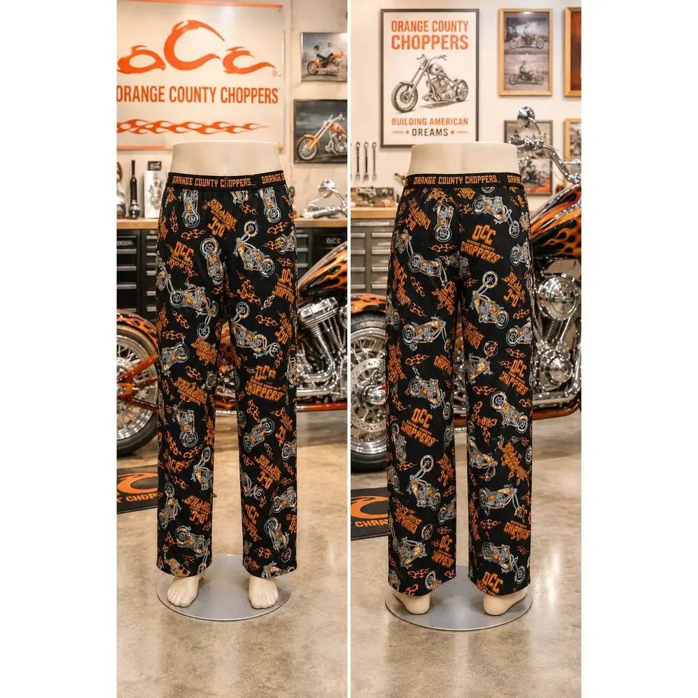 Vintage 2005 Orange County Choppers Lounge Pajama Pants Medium